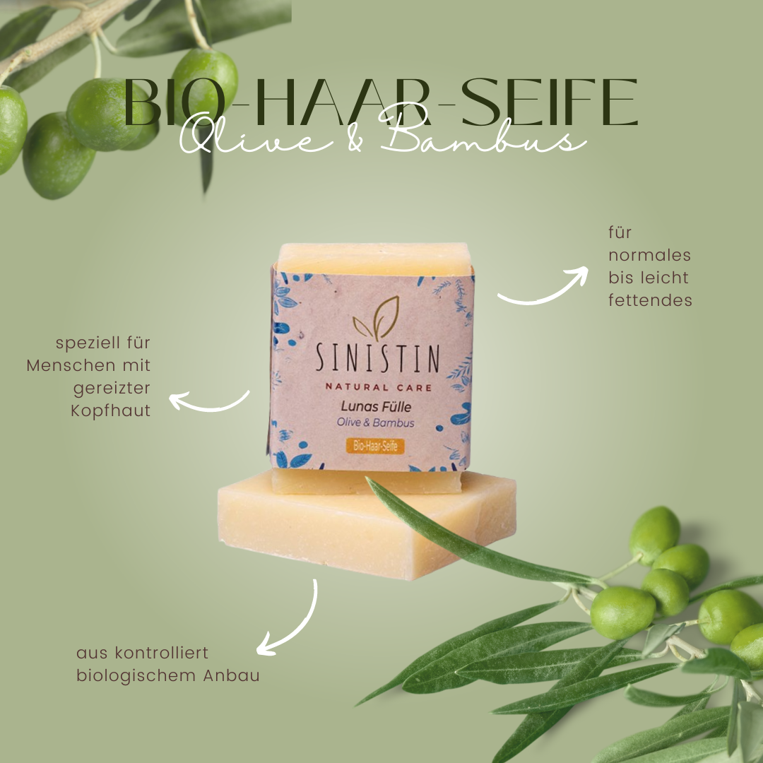 
                  
                    Luna's Abundance - Fragrance-free hair soap with organic olive oil and bamboo extract
                  
                