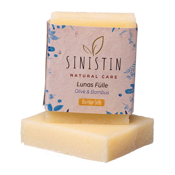 Luna's Abundance - Fragrance-free hair soap with organic olive oil and bamboo extract